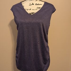 Apt. 9 Women's V-Neck Blouse in Rich Purple